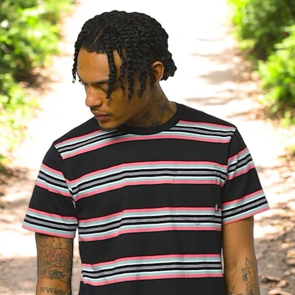 Vans Men’s Black Canton Emory Short Sleeve Tee - Picture 2 of 16